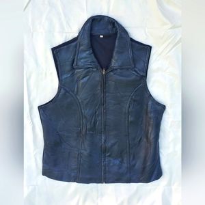 Leather vest